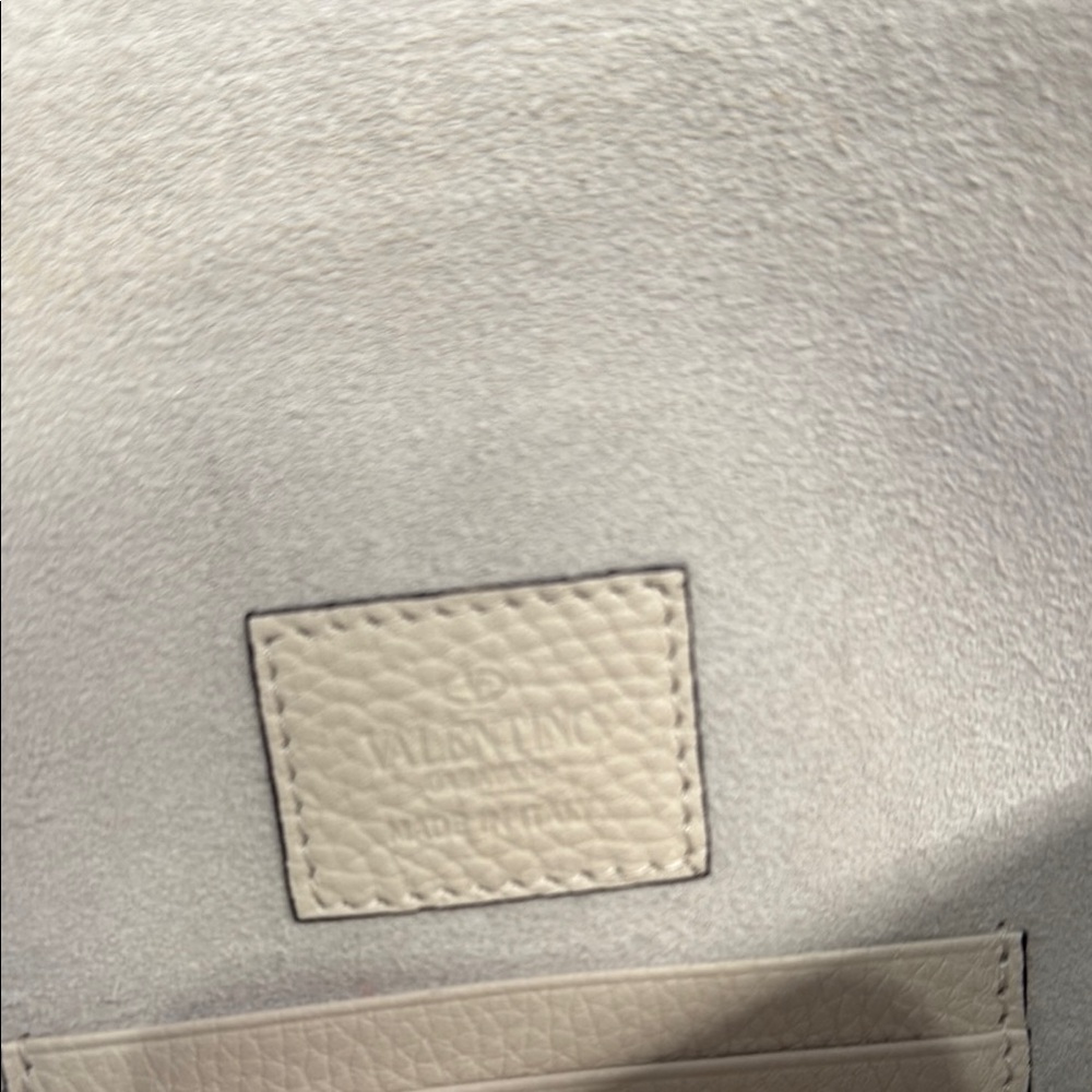 Studded White Envelope Clutch - Picture 2 of 6